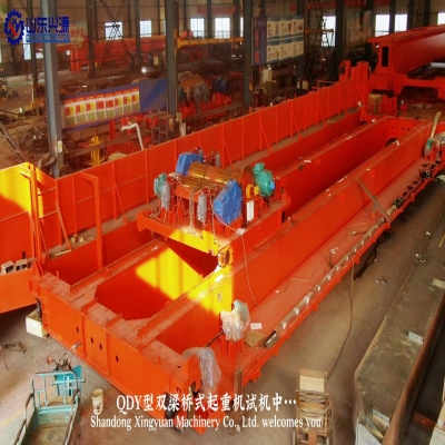 QDY雙梁橋式起重機(jī)試機(jī)！
